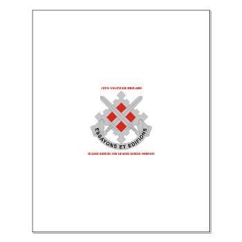 HHC18EB - M01 - 02 - HHC - 18th Engineer Brigade with Text Small Poster - Click Image to Close