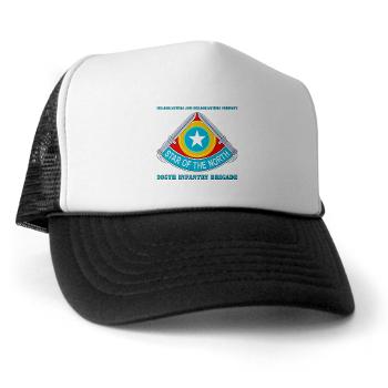 HHC205IB - A01 - 02 - HHC - 205th Infantry Brigade with text - Trucker Hat