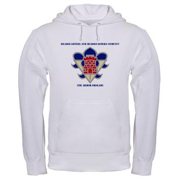HHC5AB - A01 - 03 - HHC - 5th Armor Brigade with Text - Hooded Sweatshirt - Click Image to Close