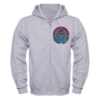 HHD - A01 - 04 - Headquarters and Headquarters Detachment - Zip Hoodie - Click Image to Close