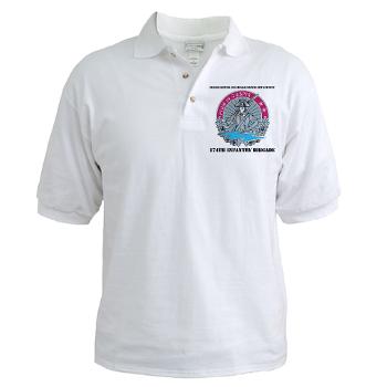 HHD - A01 - 04 - Headquarters and Headquarters Detachment with Text - Golf Shirt - Click Image to Close