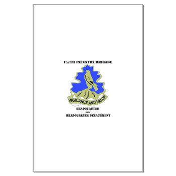 HQHHD157IB - M01 - 02 - HQ and HHD - 157th Infantry Brigade with Text Large Poster