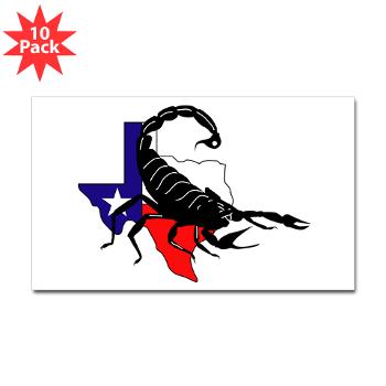 HRB - M01 - 01 - DUI - Houston Recruiting Battalion - Sticker (Rectangle 10 pk) - Click Image to Close
