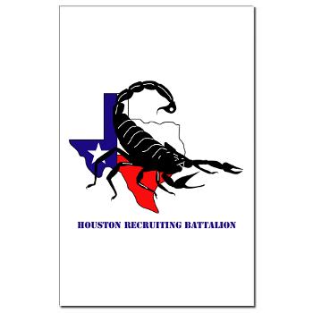 HRB - M01 - 02 - DUI - Houston Recruiting Battalion with Text - Mini Poster Print
