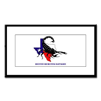 HRB - M01 - 02 - DUI - Houston Recruiting Battalion with Text - Small Framed Print - Click Image to Close