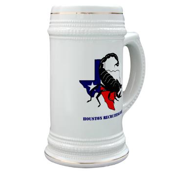 HRB - M01 - 04 - DUI - Houston Recruiting Battalion with Text - Stein