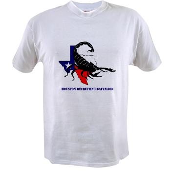 HRB - A01 - 04 - DUI - Houston Recruiting Battalion with Text - Value T-shirt - Click Image to Close