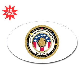 HRB - M01 - 01 - DUI - Harrisburg Recruiting Battalion - Sticker (Oval 10 pk)