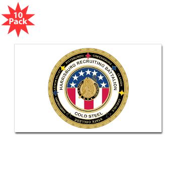 HRB - M01 - 01 - DUI - Harrisburg Recruiting Battalion - Sticker (Rectangle 10 pk)