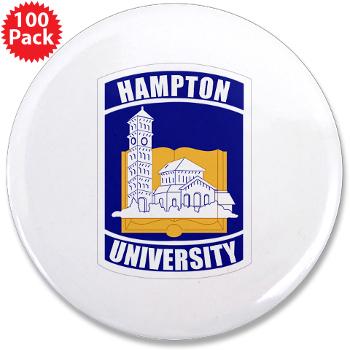 HU - M01 - 01 - ROTC - Hampton University - 3.5" Button (100 pack)