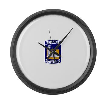 HU - M01 - 03 - ROTC - Hampton University - Large Wall Clock - Click Image to Close