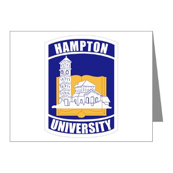 HU - M01 - 02 - ROTC - Hampton University - Note Cards (Pk of 20)