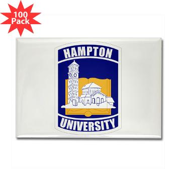 HU - M01 - 01 - ROTC - Hampton University - Rectangle Magnet (100 pack)