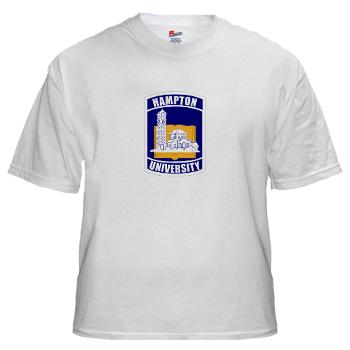 HU - A01 - 04 - ROTC - Hampton University - White t-Shirt