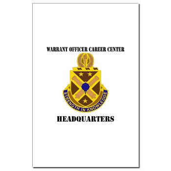 HWOCC - M01 - 02 - DUI - Warrant Officer Career Center - Headquarters with Text - Mini Poster Print