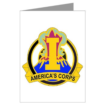 ICorps - M01 - 02 - DUI - I Corps Greeting Cards (Pk of 20)