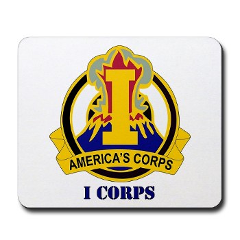 ICorps - M01 - 03 - DUI - I Corps with Text Mousepad
