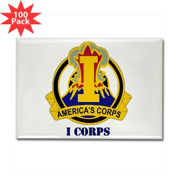 ICorps - M01 - 01 - DUI - I Corps with Text Rctangle Magnet (100 pack) - Click Image to Close
