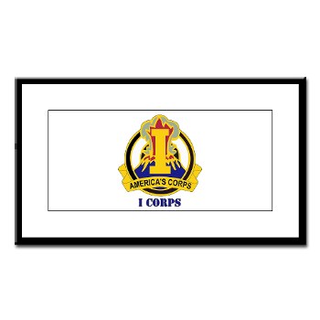 ICorps - M01 - 02 - DUI - I Corps with Text Small Framed Print - Click Image to Close