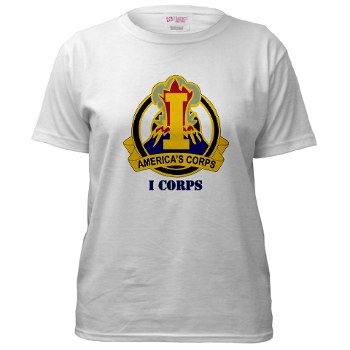 ICorps - A01 - 04 - DUI - I Corps with Text Women's T-Shirt - Click Image to Close