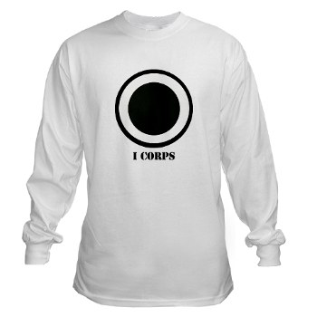 ICorps - A01 - 03 - SSI - I Corps with Text Long Sleeve T-Shirt