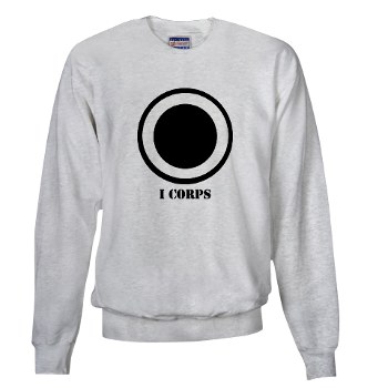 ICorps - A01 - 03 - SSI - I Corps with Text Sweatshirt