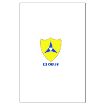 IIICorps - M01 - 02 - DUI - III Corps with text - Large Poster