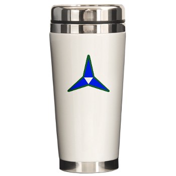 IIICorps - M01 - 03 - SSI - III Corps - Ceramic Travel Mug
