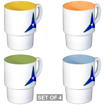 IIICorps - M01 - 03 - SSI - III Corps - Stackable Mug Set (4 mugs) - Click Image to Close