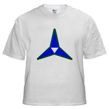 IIICorps - A01 - 04 - SSI - III Corps - White t-Shirt