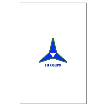 IIICorps - M01 - 02 - SSI - III Corps with text - Large Poster