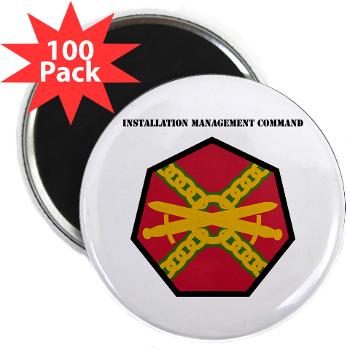 IMCOM - M01 - 01 - SSI - Installation Management Command with Text - 2.25" Magnet (100 pack)