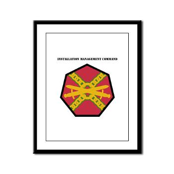 IMCOM - M01 - 02 - SSI - Installation Management Command with Text - Framed Panel Print - Click Image to Close