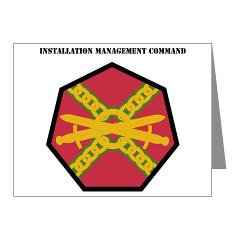 IMCOM - M01 - 02 - SSI - Installation Management Command with Text - Note Cards (Pk of 20)