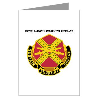 IMCOM - M01 - 02 - DUI - Installation Management Command with Text - Greeting Cards (Pk of 10)