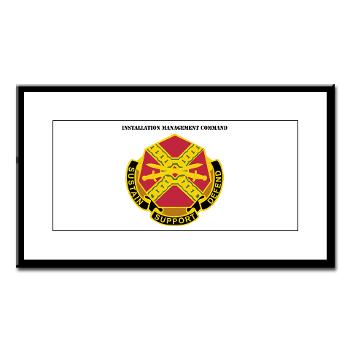 IMCOM - M01 - 02 - DUI - Installation Management Command with Text - Small Framed Print - Click Image to Close