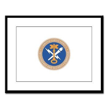 INSCOM - M01 - 02 - SSI - U.S. Army Intelligence and Security Command (INSCOM) - Large Framed Print