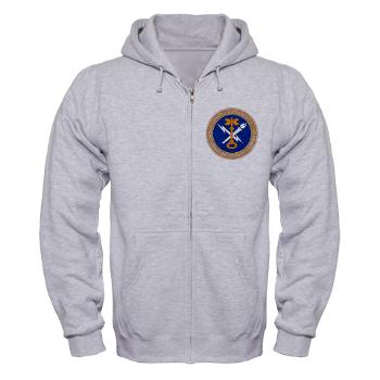 INSCOM - A01 - 03 - SSI - U.S. Army Intelligence and Security Command (INSCOM) - Zip Hoodie
