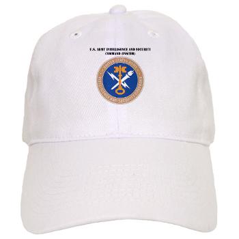 INSCOM - A01 - 01 - SSI - U.S. Army Intelligence and Security Command (INSCOM) with Text - Cap