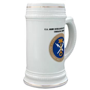 INSCOM - M01 - 03 - SSI - U.S. Army Intelligence and Security Command (INSCOM) with Text - Stein