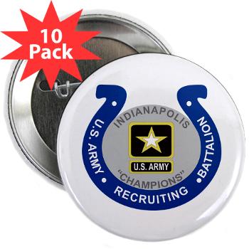IRB - M01 - 01 - DUI - Indianapolis Recruiting Battalion - 2.25" Button (10 pack) - Click Image to Close