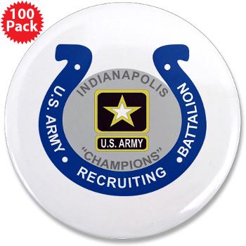 IRB - M01 - 01 - DUI - Indianapolis Recruiting Battalion - 3.5" Button (100 pack)