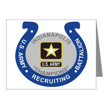 IRB - M01 - 02 - DUI - Indianapolis Recruiting Battalion - Note Cards (Pk of 20) - Click Image to Close