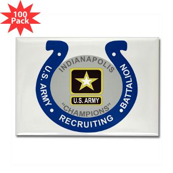 IRB - M01 - 01 - DUI - Indianapolis Recruiting Battalion - Rectangle Magnet (100 pack)