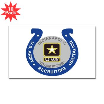 IRB - M01 - 01 - DUI - Indianapolis Recruiting Battalion - Sticker (Rectangle 10 pk)