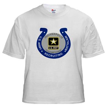 IRB - A01 - 04 - DUI - Indianapolis Recruiting Battalion - White T-Shirt - Click Image to Close