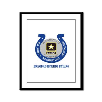 IRB - M01 - 02 - DUI - Indianapolis Recruiting Battalion with Text - Framed Panel Print - Click Image to Close