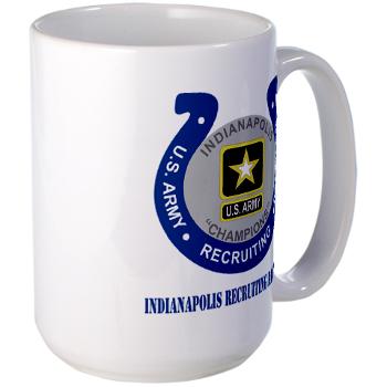 IRB - M01 - 03 - DUI - Indianapolis Recruiting Battalion with Text - Large Mug