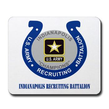 IRB - M01 - 03 - DUI - Indianapolis Recruiting Battalion with Text - Mousepad