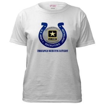 IRB - A01 - 04 - DUI - Indianapolis Recruiting Battalion with Text - Women's T-Shirt
